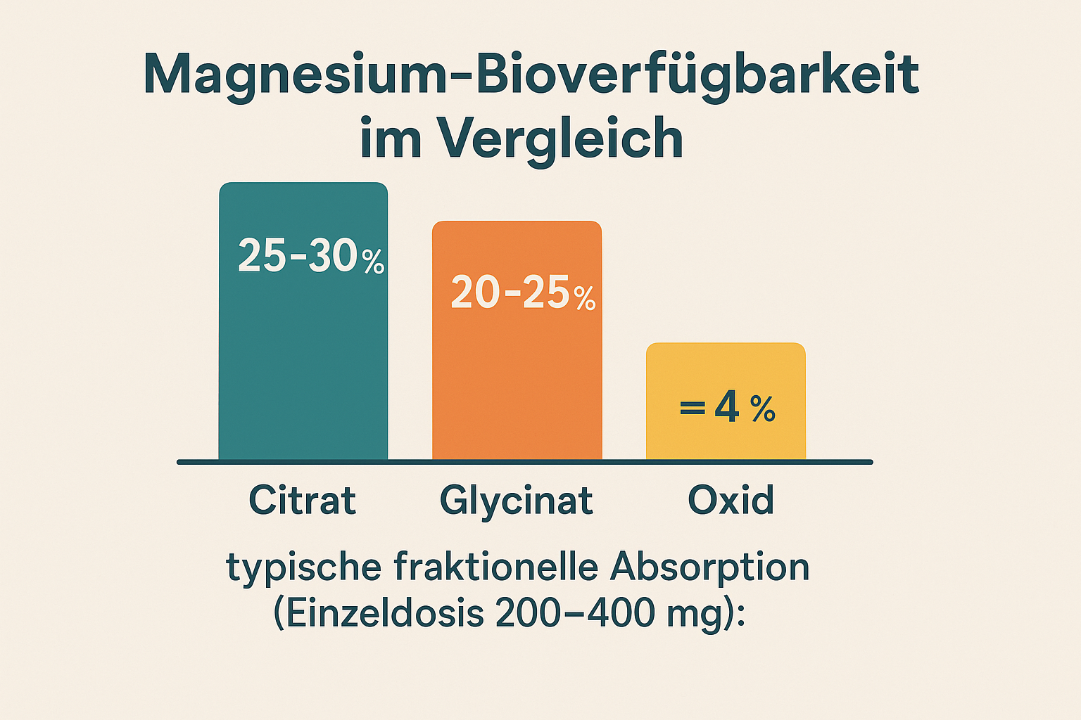 Magnesiumglycinat Bioverfügbarkeit